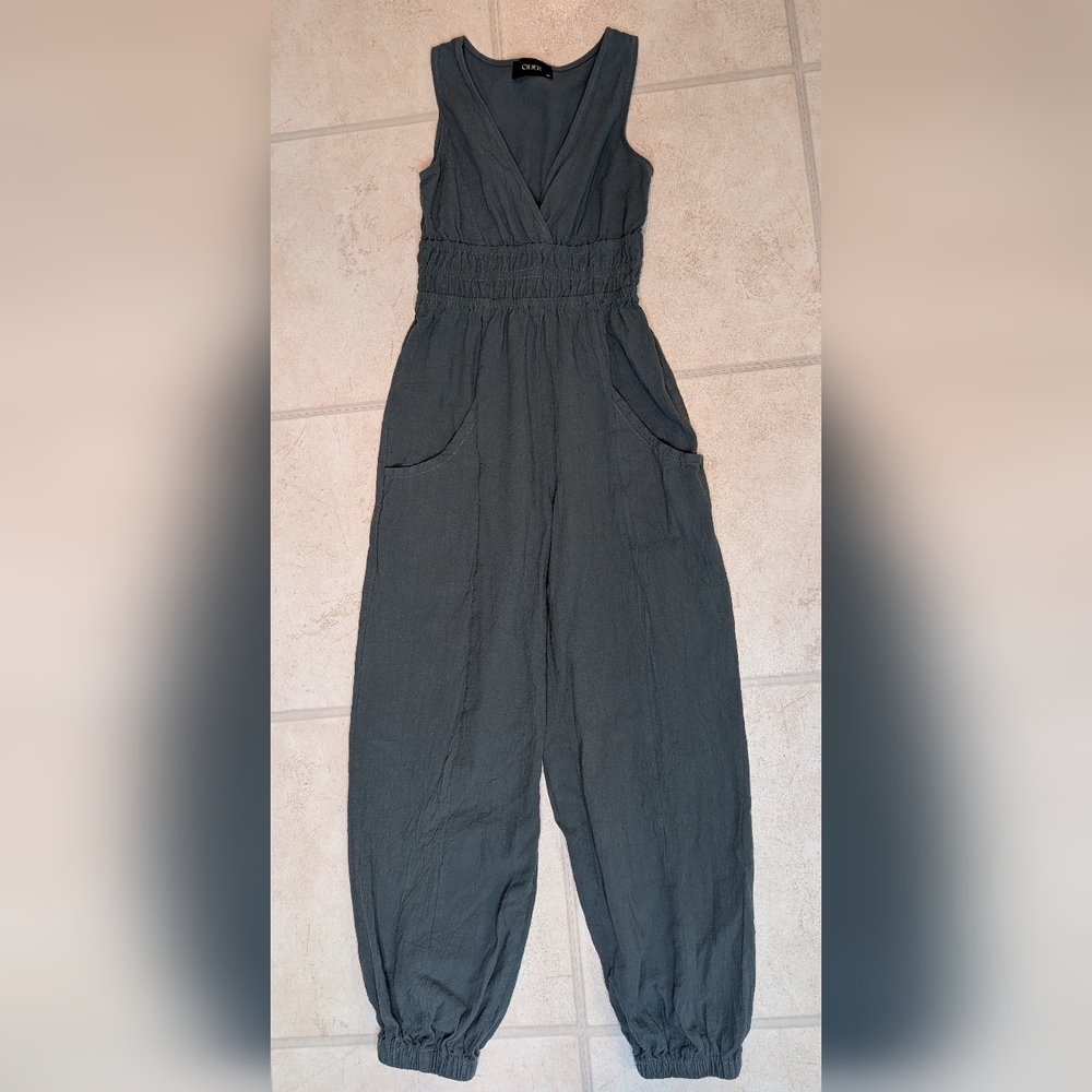 Cider Jumpsuit Woman's Green Size XS